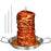 Al Pastor Skewer Set 13 x 1.5 inch Stainless Steel Vertical BBQ Grilling Pan for Grill with 3 Removable Skewer - Silver - 1