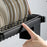 65cm Kitchen Sink Dish Drying Rack Stainless Steel Over Sink Storage Organizer Shelf - Black - 6