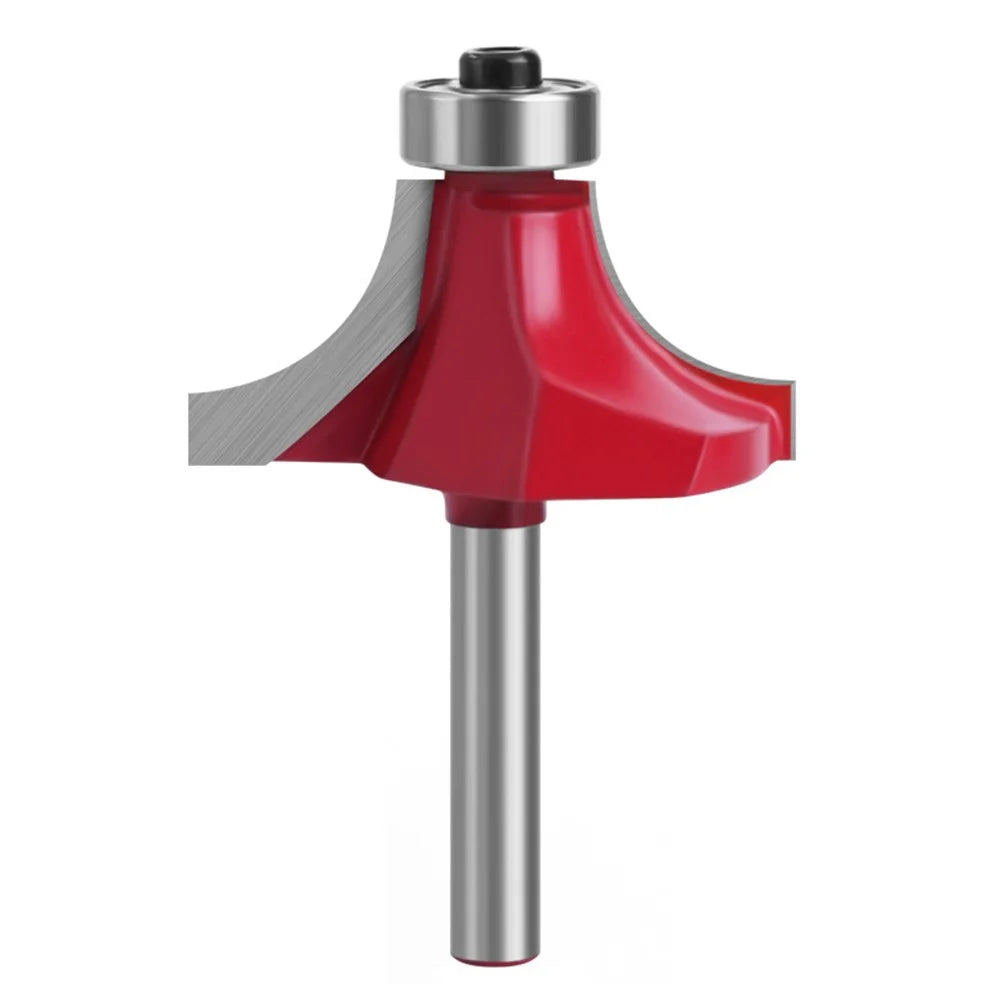 MC01035S38 Woodworking Cutter Tool, 1-1 / 2" Width Round Over Bit with 1 / 4 Inch Shank Milling Cutter Router Bit - 1