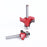 MC01035S38 Woodworking Cutter Tool, 1-1 / 2" Width Round Over Bit with 1 / 4 Inch Shank Milling Cutter Router Bit - 4