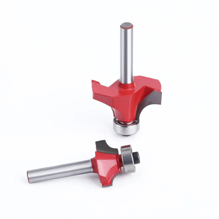 MC01035S38 Woodworking Cutter Tool, 1-1 / 2" Width Round Over Bit with 1 / 4 Inch Shank Milling Cutter Router Bit - 4