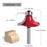 MC01035S38 Woodworking Cutter Tool, 1-1 / 2" Width Round Over Bit with 1 / 4 Inch Shank Milling Cutter Router Bit - 6