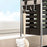 Kitchen Sink Organizer Rack Sponge Holder Dish Cloth Drying Rack with Drainage - Matte Black - 6