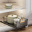 Size S 24.5 x 37.5 x 12cm Pull Out Kitchen Cabinet Organizer Rack Slide Drawer Basket - Grey - 2