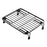 Expandable Over Sink Dish Drying Rack Kitchen Drainer Shelf, One-Way Retractable - Black - 1