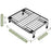 Expandable Over Sink Dish Drying Rack Kitchen Drainer Shelf, One-Way Retractable - Black - 6