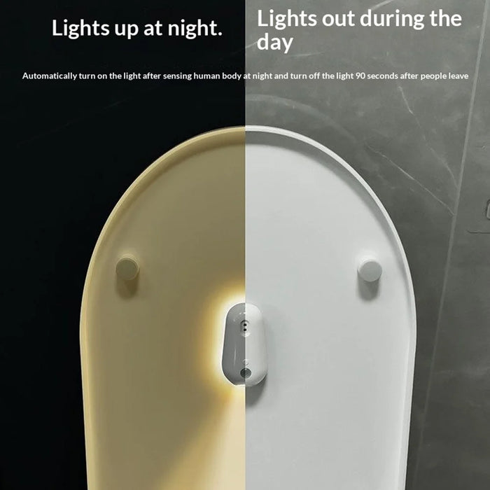 F21 RGB Toilet Sensor Light with UV Sterilization Rechargeable Motion Sensor Toilet Night Light - White - 6