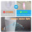 F27 2Pcs Toilet Sensor Light RGB Motion Sensor Night Light for Bathroom Atmosphere Lamp - White - 3