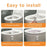 F27 2Pcs Toilet Sensor Light RGB Motion Sensor Night Light for Bathroom Atmosphere Lamp - White - 6