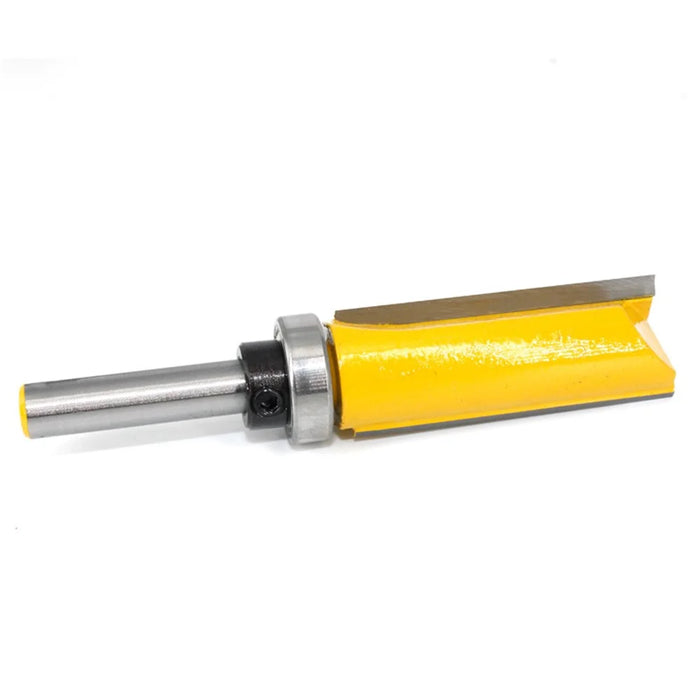 MC02214 8mm Shank Flush Trim Router Bit Straight End Template Wood Milling Cutter Carpenter Tool with Plastic Box - 4