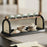 Cup Holder Rack Desktop Organizer Water Glasses Storage Shelf for Kitchen Bathroom Mugs Glasses - White - 4