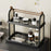 2 Layer Cup Holder Rack Desktop Organizer Water Glasses Storage Shelf for Kitchen Bathroom Mugs Glasses - White - 6
