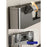 4-Layer Kitchen Suction Cup Shelf Foldable Wall Mount Vegetable Preparation Aluminum No Drill Organizer Rack - Grey - 6