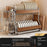 2-Tier Stainless Steel Dish Drying Rack Dish Drainer Bowl Kitchen Organizer with Cutlery Chopstick Holder - 6
