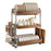 3-Tier Stainless Steel Dish Drying Rack Dish Drainer Bowl Kitchen Organizer with Chopstick Cutlery Holder Cutting Board Rack - 1