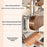3-Tier Stainless Steel Dish Drying Rack Dish Drainer Bowl Kitchen Organizer with Chopstick Cutlery Holder Cutting Board Rack - 2