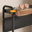 2-Tier 32x21x40cm Round Tube Kitchen Spice Rack Carbon Steel Solid Wood Countertop Storage Organizer for Seasoning Bottles - 5
