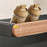 3-Tier 32x21x53cm Square Tube Kitchen Spice Rack with Knife Holder Carbon Steel Solid Wood Countertop Storage Organizer for Seasoning Bottles - 4