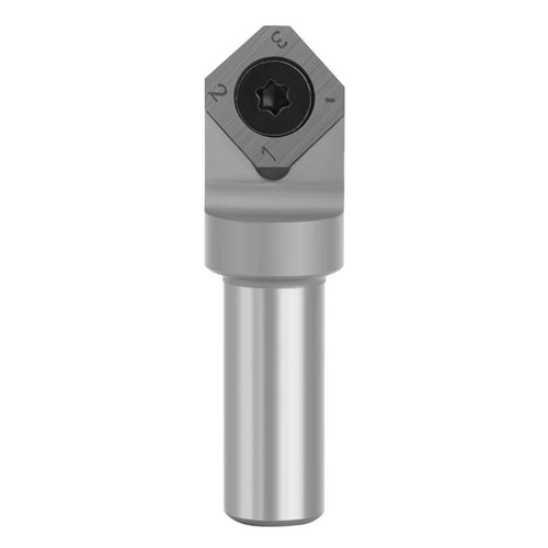 X12E17 12mm Shank V Type Alloy Spoilboard Router Bit Woodworking Planing Bit Milling Cutter - 1