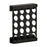 Wall Mounted Coffee Capsule Holder for K-Cup 20 Holes Magnetic No Drill Storage Rack for Kitchen - Black - 1