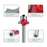 MC01035S21 1 / 4 x 13 / 16 Inch Woodworking Necking Tool Round Over Bit Wood Trimming Milling Cutter with Plastic Box - 3