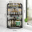 3-Tier 35.5x26x66cm Corner Kitchen Shelf Organizer Triangle Wall Mount No-Drill Spice Storage Rack for Seasoning Bottles - 1