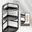 3-Tier 35.5x26x66cm Corner Kitchen Shelf with Knife Slots Organizer Triangle Wall Mount No-Drill Spice Storage Rack for Seasoning Bottles - 2