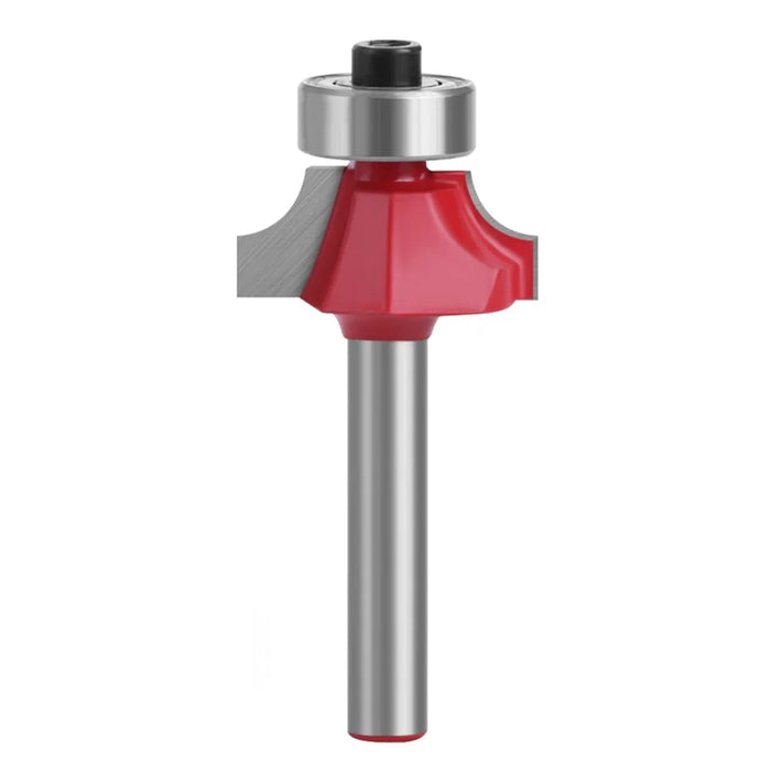 MC01035S22 1 / 4 x 7 / 8 Inch Round Over Bit Wood Milling Cutter Wood Trimming Knife with Plastic Box - 1