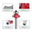MC01035S22 1 / 4 x 7 / 8 Inch Round Over Bit Wood Milling Cutter Wood Trimming Knife with Plastic Box - 3