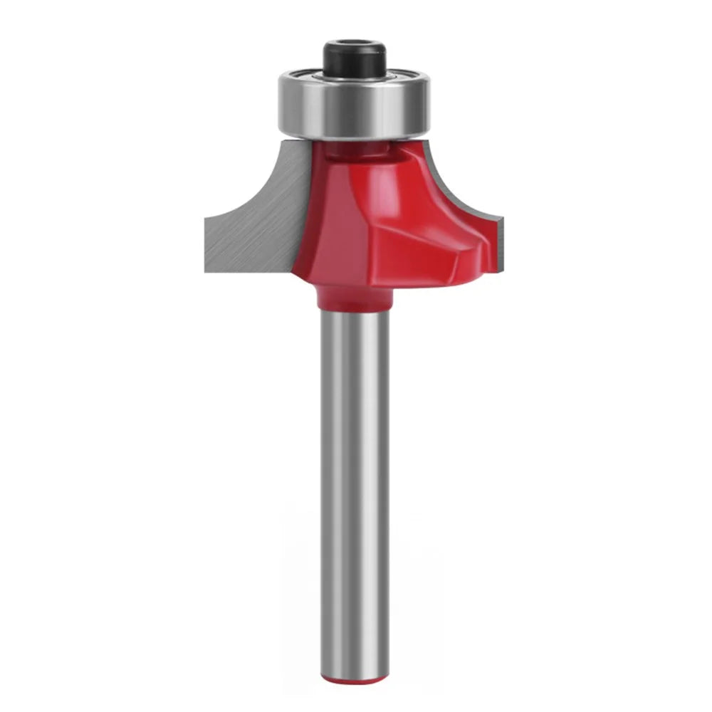 MC01035S25 1 / 4 Inch Shank Round Over Bit Wood Trimming Router Bit Wood Milling Cutter with Plastic Box - 1