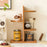 3-Tier Medium Size 23x11.5x41.5cm Desktop Cup Holder Organizer Bamboo Corner Storage Rack Kitchen Counter Mug Stand - 5