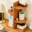 3-Tier Large Size 30x18x41.5cm Desktop Cup Holder Organizer Bamboo Corner Storage Rack Kitchen Counter Mug Stand - 3