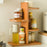 3-Tier Large Size 30x18x41.5cm Desktop Cup Holder Organizer Bamboo Corner Storage Rack Kitchen Counter Mug Stand - 4
