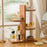 3-Tier Large Size 30x18x41.5cm Desktop Cup Holder Organizer Bamboo Corner Storage Rack Kitchen Counter Mug Stand - 6