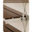 40x17.5x20cm 2-Tier Folding Desktop Storage Rack Bamboo Metal Cups Mugs Bar Countertop Organizer Shelf - 7
