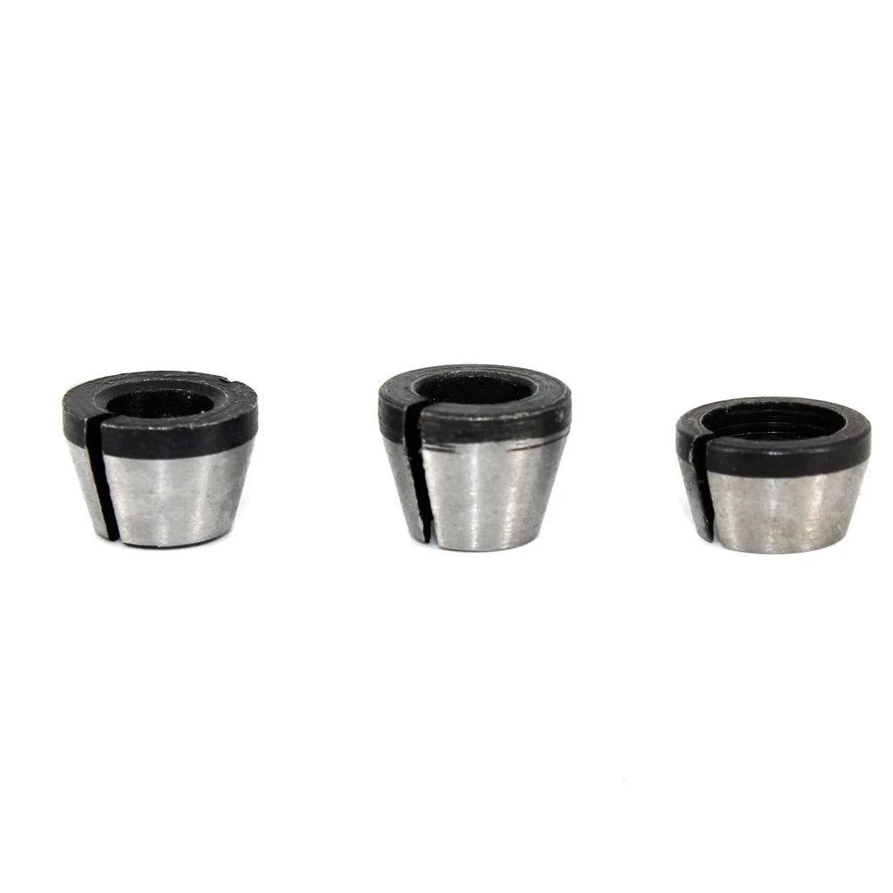 6PCS Router Collet Set Chuck Heads Screw Nut Adapter 6mm / 6.35mm / 8mm for Trimming Carving Machine Milling Cutter - 2