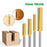4PCS 8mm Shank Wood Trimmers Router Hard Metal Cutter Woodworking Long Plunge Knife with Plastic Box - 2