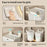 Wall-Mounted Bathroom Laundry Basket Foldable Suction Cup No Drill Dirty Clothes Hamper - White - 7