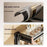 32x17x22cm 2-Tier Suction Cup Bathroom Shelf Foldable Wall Mount Storage Rack with Carbon Steel Towel Bar for Toilet Shower - Gunmetal Grey - 5