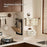 BYDOLL No-Drill Suction Cup Rotating Towel Holder 270 Degree Rotating 3-Rod Wall Mount Storage Rack for Kitchen Bathroom Balconies Entryways - 5