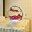 3D Quicksand Table Lamp Dynamic Sand Painting Night Light with Touch Switch Home Decoration - Red - 7
