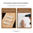 6 Hooks Wavy Wood Wall Mounted Coat Hanging Rack with Storage Shelf No Drill Bamboo Entryway Organizer - Natural Color - 4