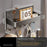 Magnetic Entry Door Hook Rack No Drill Kitchen Refrigerator Side Storage Organizer with 5 Hooks - Gunmetal Grey - 6