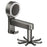 Kitchen Utensil Rack with Suction Cup 360-Degree Swivel No-Drill Wall Mount Organizer for Kitchen Tools Cutting Board - Gunmetal Grey - 1