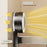 Kitchen Utensil Rack with Suction Cup 360-Degree Swivel No-Drill Wall Mount Organizer for Kitchen Tools Cutting Board - Gunmetal Grey - 5