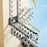 Folding Clothes Drying Rack 14 Clips Suction Cup Wall Mount Invisible Sock Underwear Hanger for Balcony - Gunmetal Grey - 5