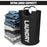 Large Size Collapsible Laundry Basket 600D Oxford Cloth Waterproof Dirty Clothes Storage Basket with Handles - Black - 5