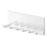 Wall Mounted Toothbrush Holder No Drill Installation 5-Slots Bathroom Toothbrush Razor Organizer - White  /  LH-428 - 1
