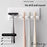 Wall Mounted Toothbrush Holder No Drill Installation 5-Slots Bathroom Toothbrush Razor Organizer - White  /  LH-428 - 2