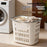 31.7L Large Capacity Laundry Basket Plastic Storage Basket with Handle for Dirty Clothes Toys - Ivory White - 2